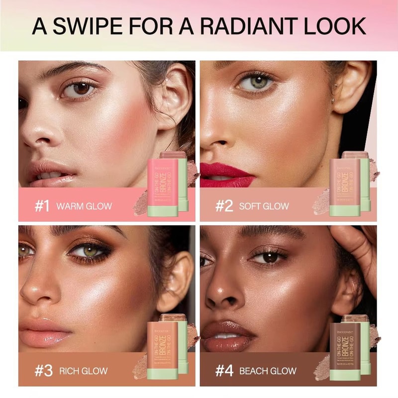 Radiant Glow Highlighter Stick 3 Color Face Contour Stick Brightening Concealer Makeup Pen 2