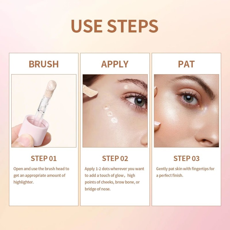 LumiSculpt Liquid Highlighter Bronzer 4 Shade Liquid Contour Highlighter For Radiant Glow And Face 3