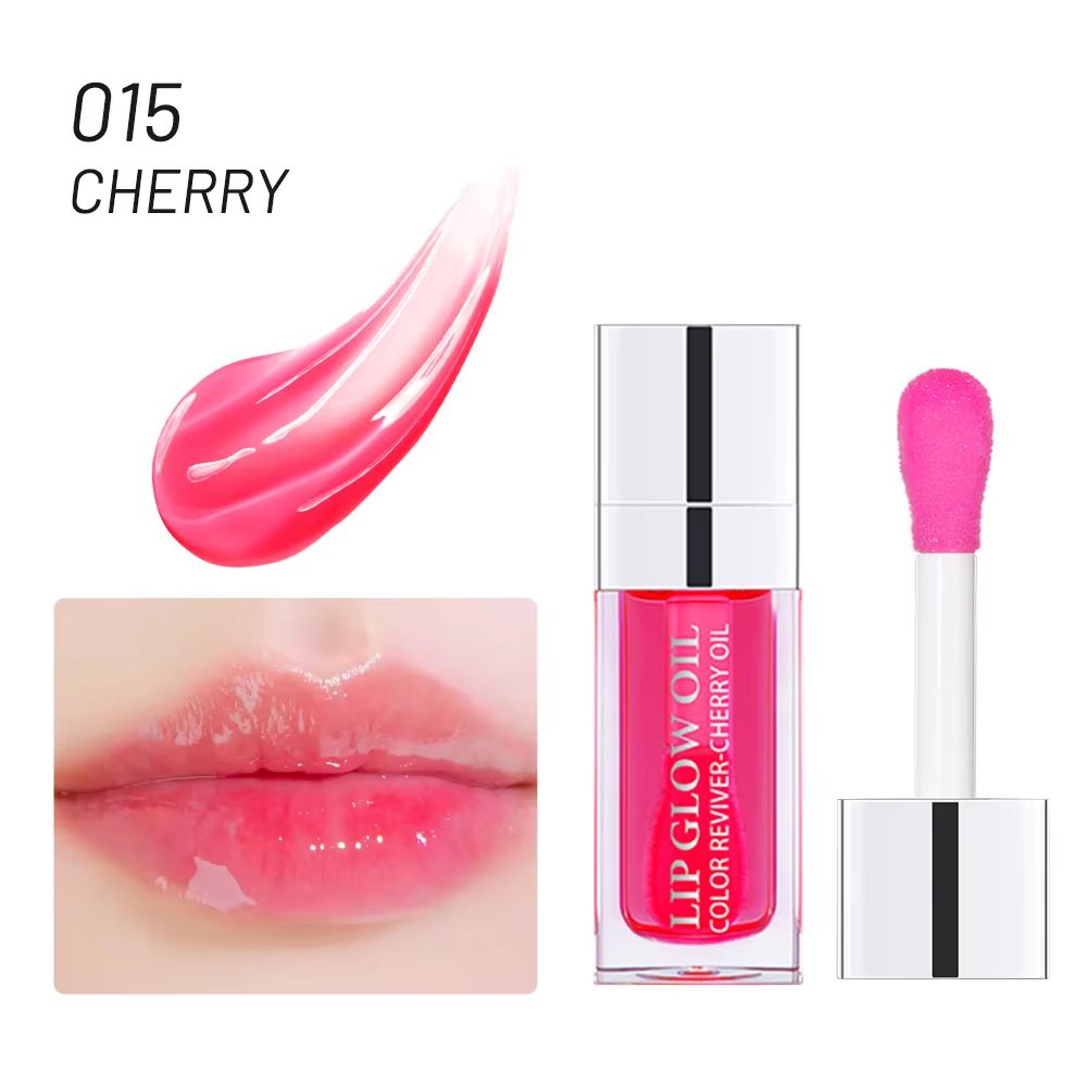 CrystalGlow Lip Oil Gloss Hydrating Plumping Lip Oil With Jelly Tint 6ml 10