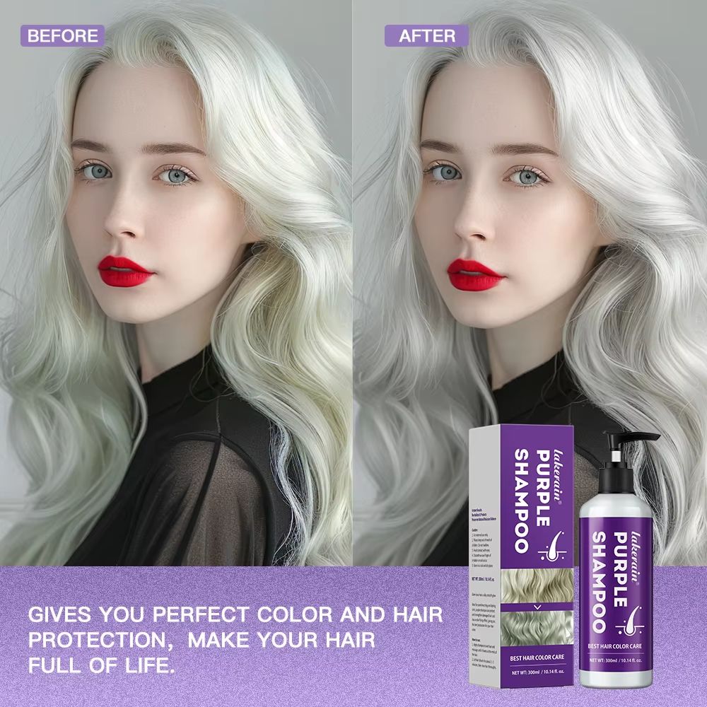 SilverTone Purple Hair Dye Shampoo Color Correcting Purple Shampoo For Gray Hair With Anti Yellow 3