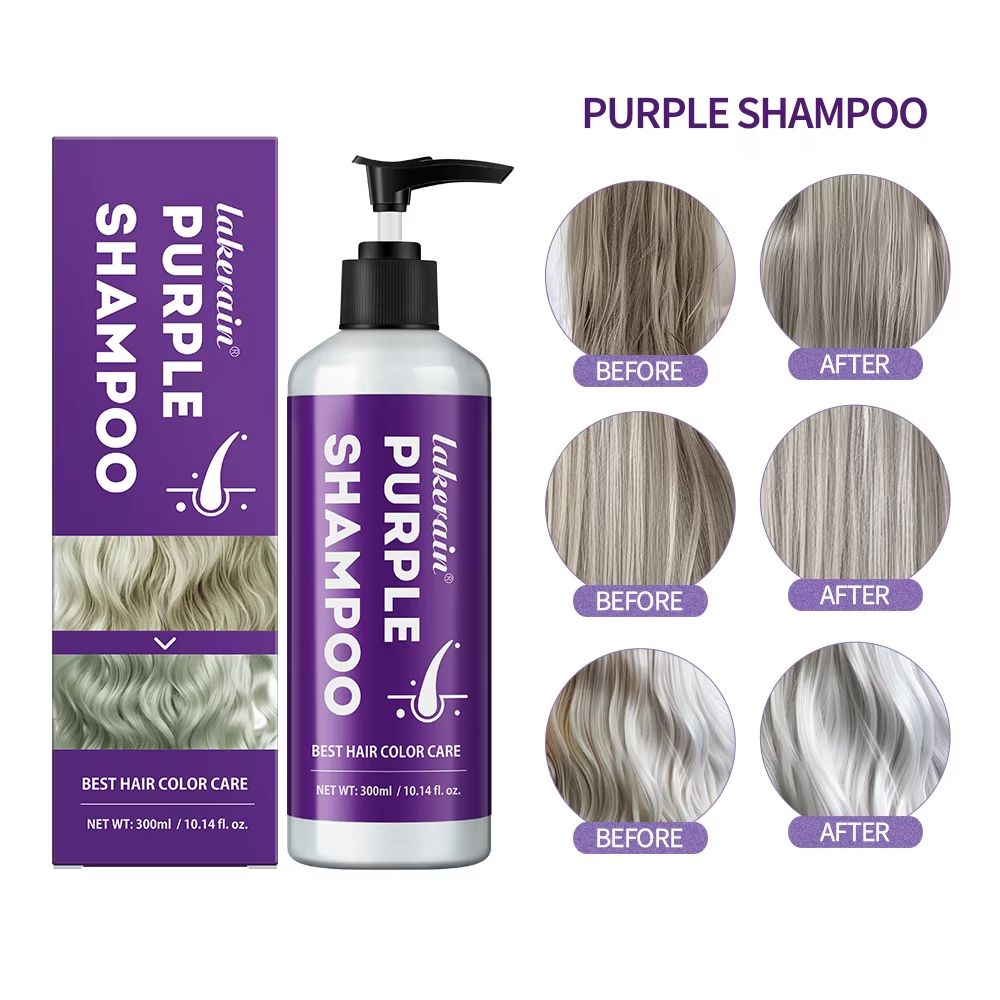 SilverTone Purple Hair Dye Shampoo Color Correcting Purple Shampoo For Gray Hair With Anti Yellow 4