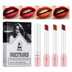 4 color matte lipstick set waterproof long lasting lip tint kit non stick velvet lip color collection