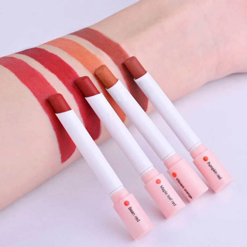 4 Color Matte Lipstick Set Waterproof Long Lasting Lip Tint Kit Non Stick Velvet Lip Color Collecti 3