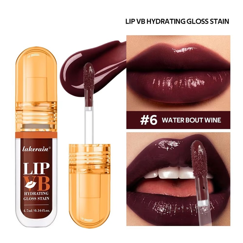 HydraGloss Hydrating Lip Gloss Stain Long Lasting Hydrating Lip Stain With 12HR Moisture And Gloss 10