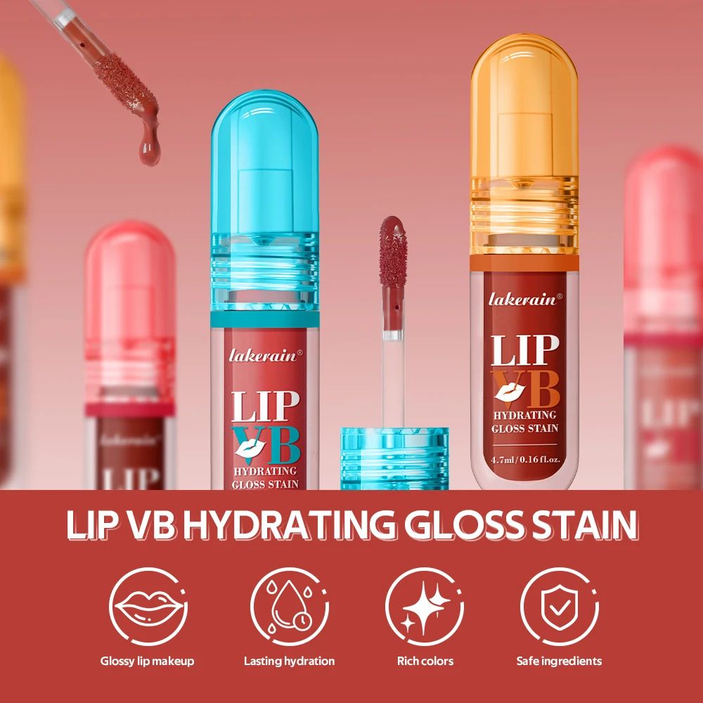HydraGloss Hydrating Lip Gloss Stain Long Lasting Hydrating Lip Stain With 12HR Moisture And Gloss 2