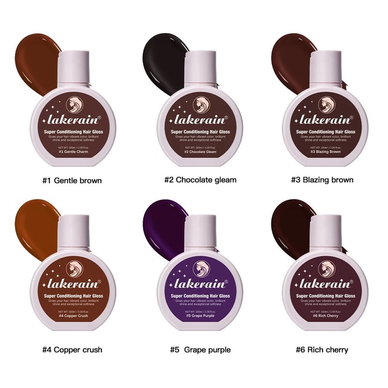 Super Gloss Hair Glaze Treatment Color Enhancing Hair Gloss Conditioner Semi Permanent Shine Boost 1