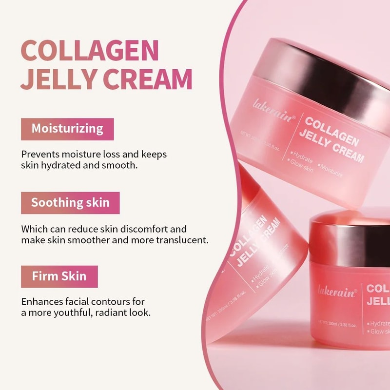 HydraLift Collagen Jelly Cream Firming Niacinamide Face Cream With Hydrolyzed Collagen Moisturizer 1