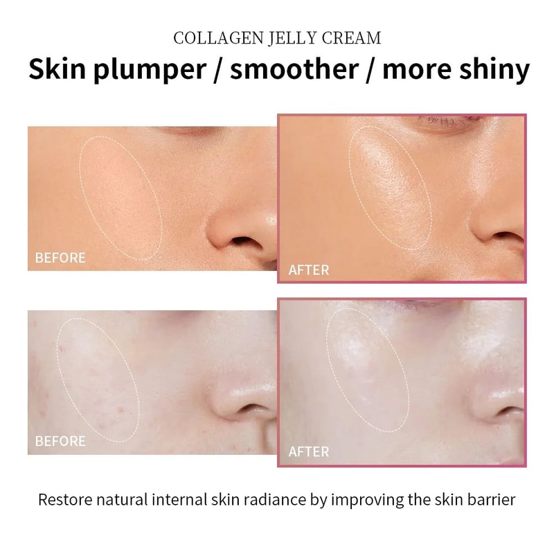 HydraLift Collagen Jelly Cream Firming Niacinamide Face Cream With Hydrolyzed Collagen Moisturizer 3