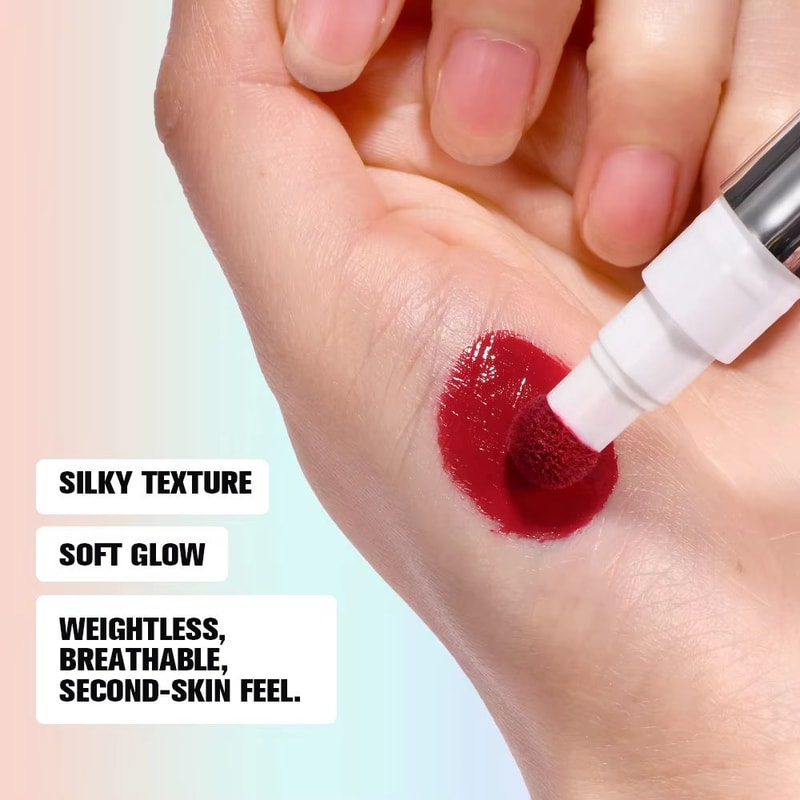 BloomFlush Liquid Blush Stain Long Lasting Liquid Blush With Sponge Applicator For Natural Cheek G 3