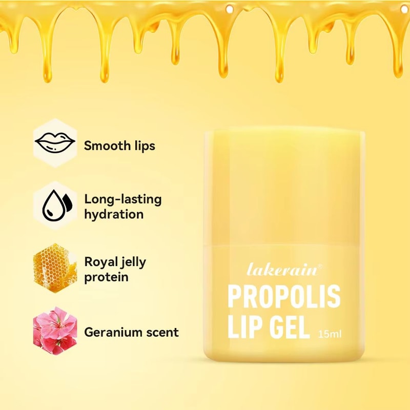 HoneyGlow Hydrating Lip Balm Mask Long Lasting Honey Lip Balm With Propolis Lip Mask Moisture Car 1