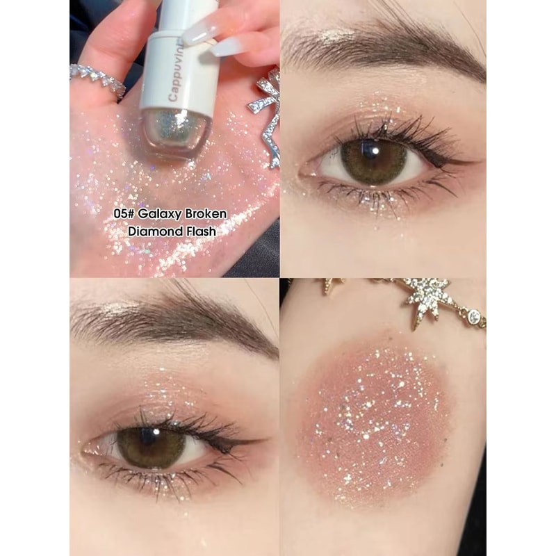 StarGleam Liquid Glitter Eyeshadow Pearlescent Liquid Glitter Eyeshadow With High Gloss Shimmer Li 10