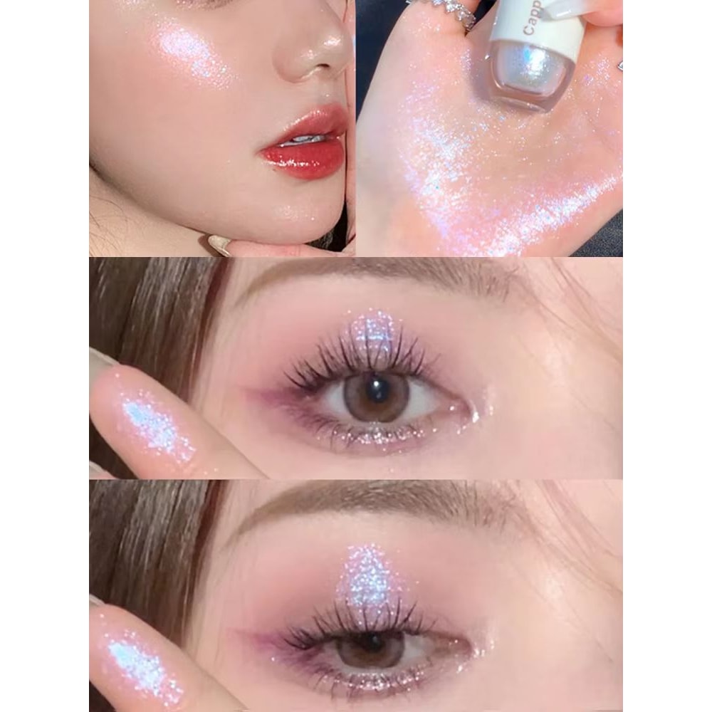 StarGleam Liquid Glitter Eyeshadow Pearlescent Liquid Glitter Eyeshadow With High Gloss Shimmer Li 11