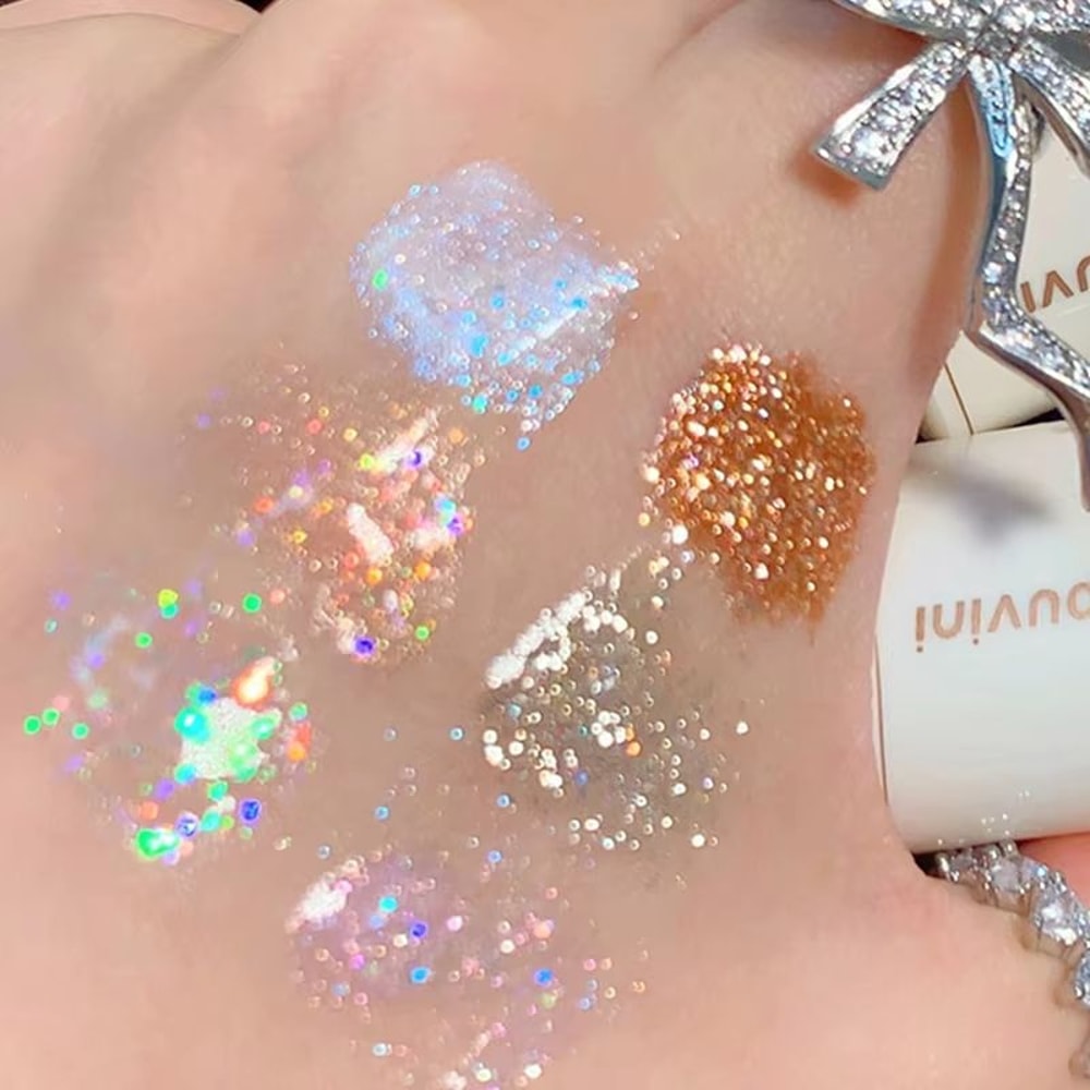 StarGleam Liquid Glitter Eyeshadow Pearlescent Liquid Glitter Eyeshadow With High Gloss Shimmer Li 2