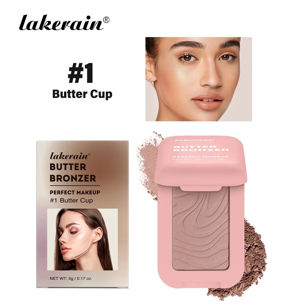 SoftBloom Butter Blush Powder Waterproof Matte Blush Powder For Natural Single Color Cheek Blush 10