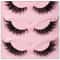 5 Pair Cat Eye Lashes Wispy Faux False Eyelashes For Eye Elongation And Natural Glam 4