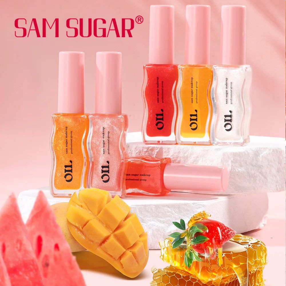 Fruit Honey Essence Lip Oil Strawberry Tinted Lip Gloss Jelly Plumping Lip Glow 0