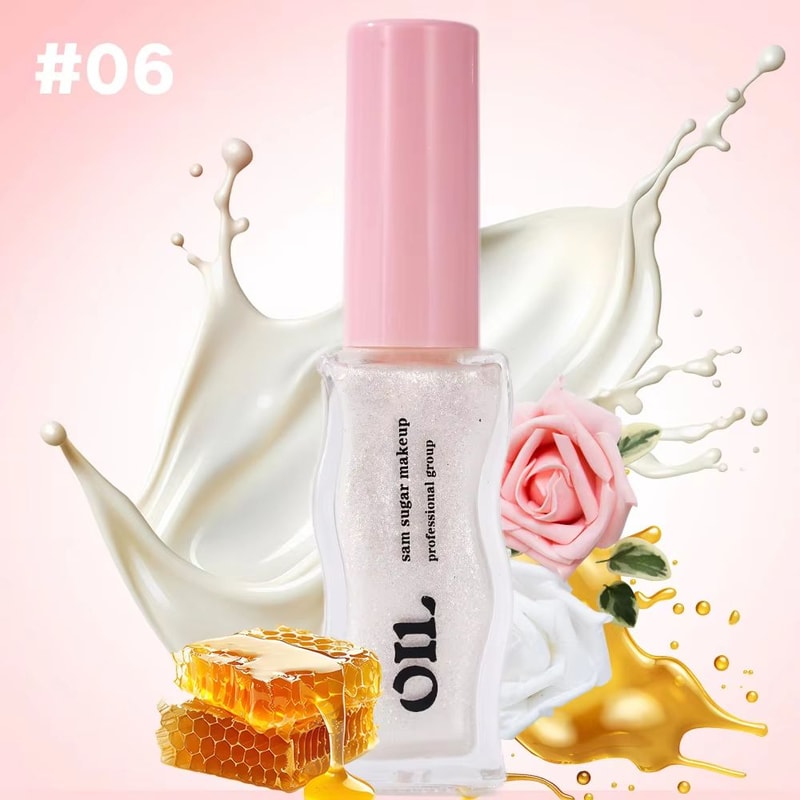 Fruit Honey Essence Lip Oil Strawberry Tinted Lip Gloss Jelly Plumping Lip Glow 8