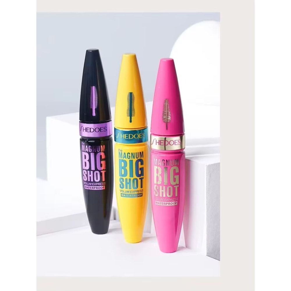 Ultra Black Waterproof Mascara Lengthening Long Lasting Mascara Lash Setting Cream 9