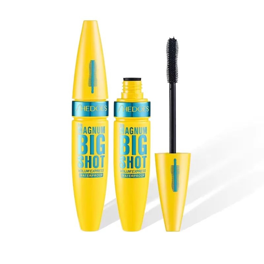Ultra Black Waterproof Mascara Lengthening Long Lasting Mascara Lash Setting Cream 2