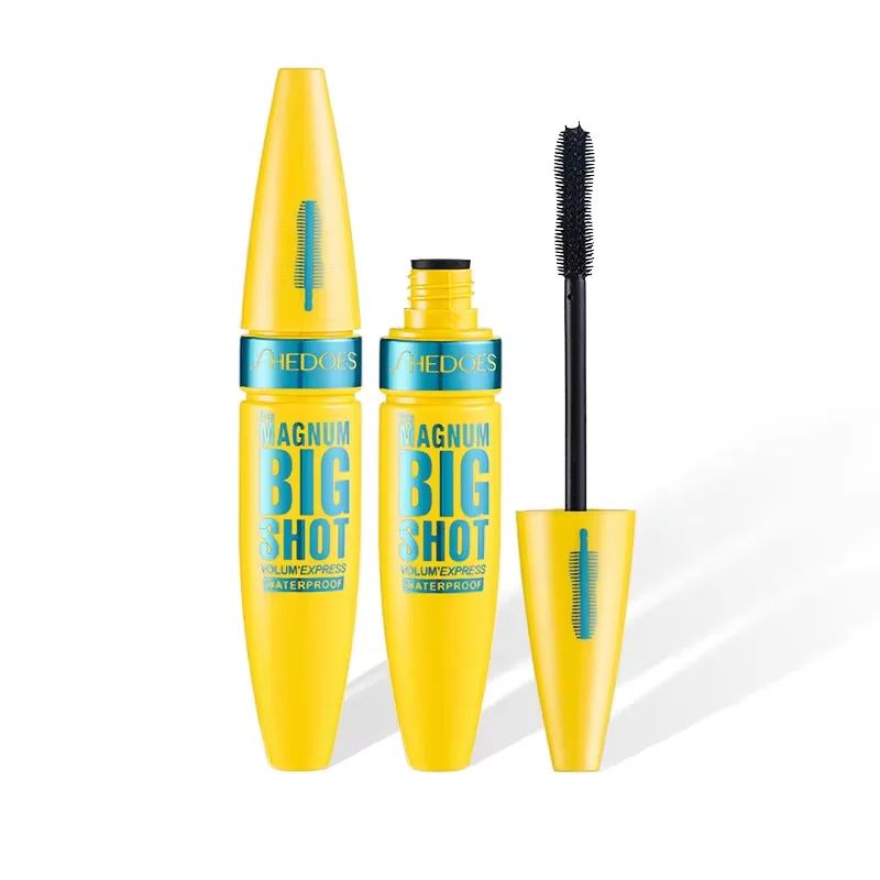 Ultra Black Waterproof Mascara Lengthening Long Lasting Mascara Lash Setting Cream 2