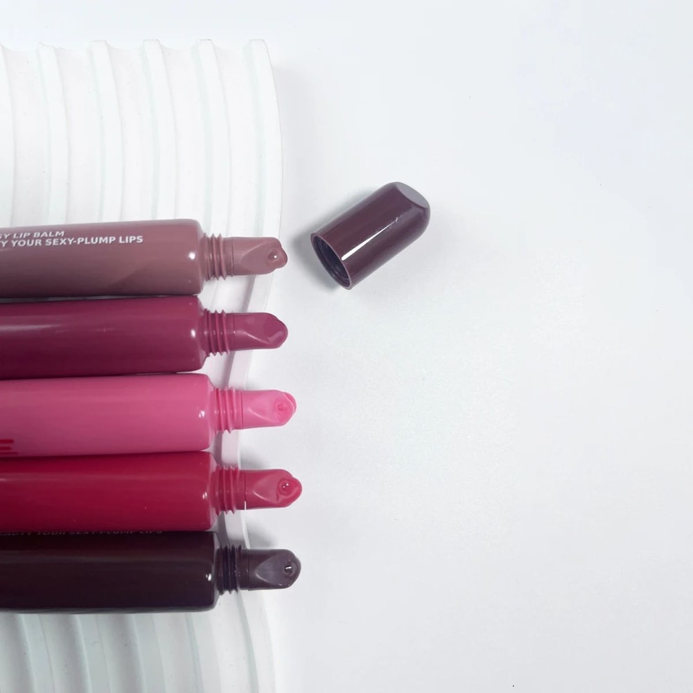 Raspberry Jelly Lip Gloss Phone Case Moisturizing Tinted Lip Gloss With Portable Holder 2