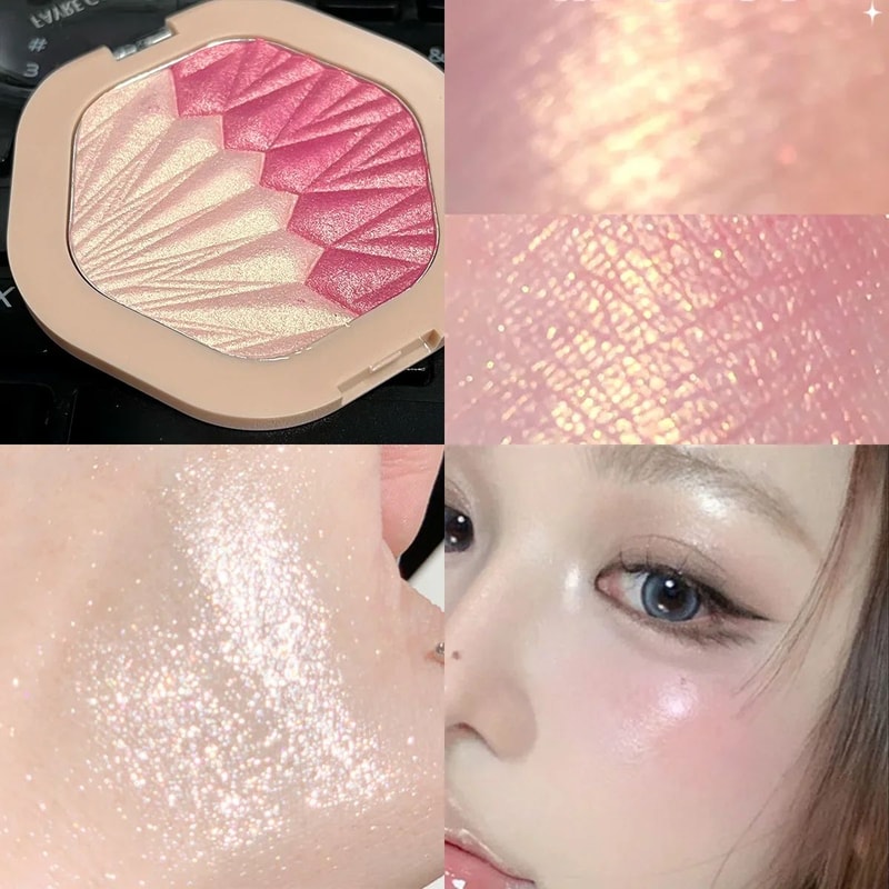 2 Color Cream Blush Palette Contour And Highlight Blush Duo Face Makeup 1