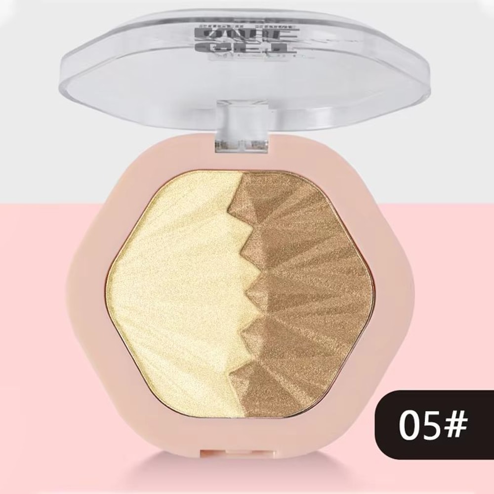 2 Color Cream Blush Palette Contour And Highlight Blush Duo Face Makeup 7