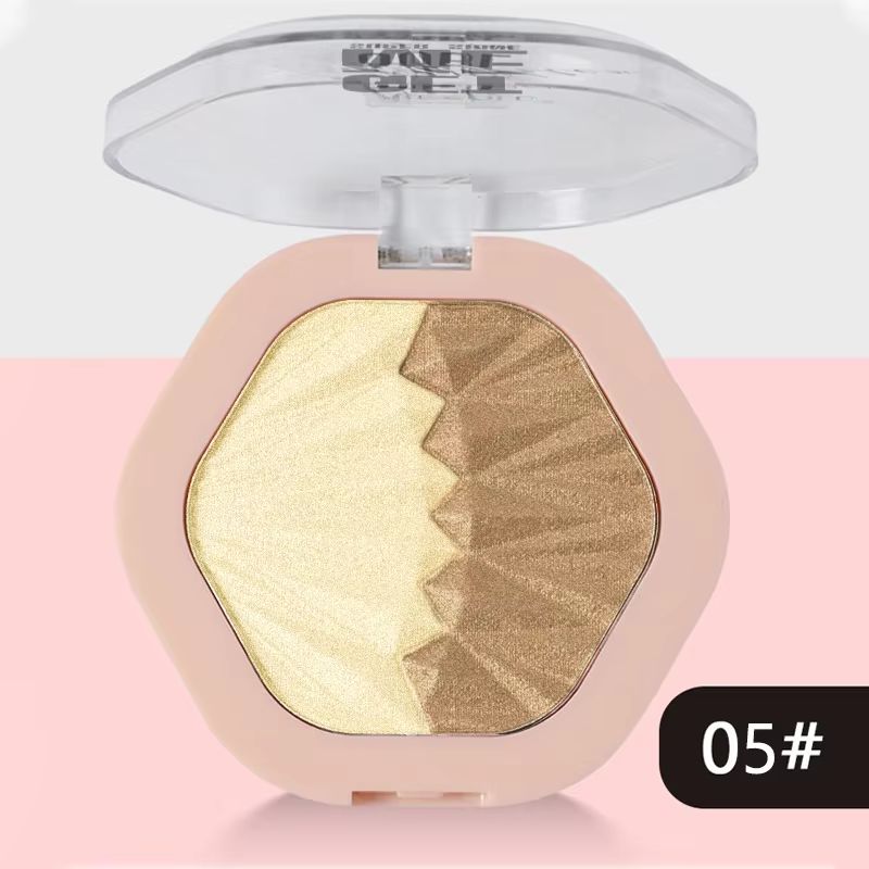 2 Color Cream Blush Palette Contour And Highlight Blush Duo Face Makeup 7