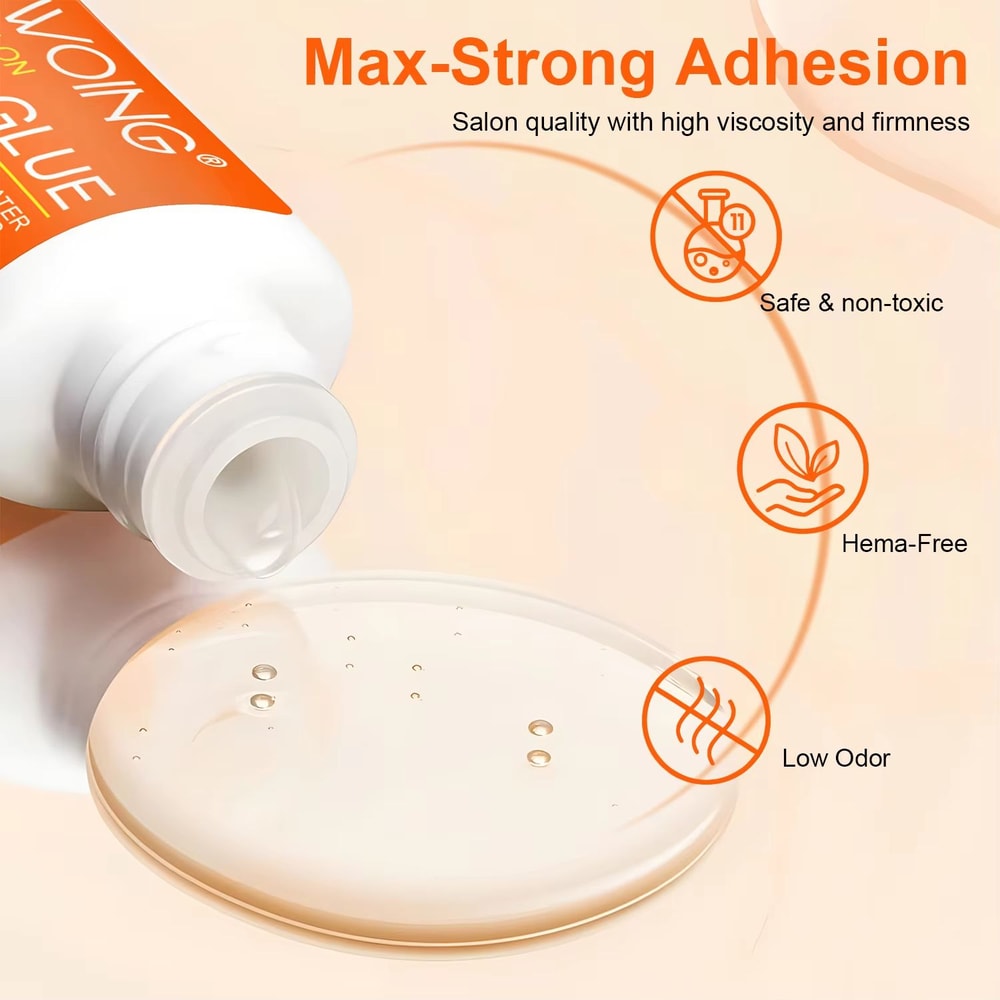 Twoing Waterproof Nail Glue Fast Dry Acrylic Nail Adhesive For Press On Fake Nails 4