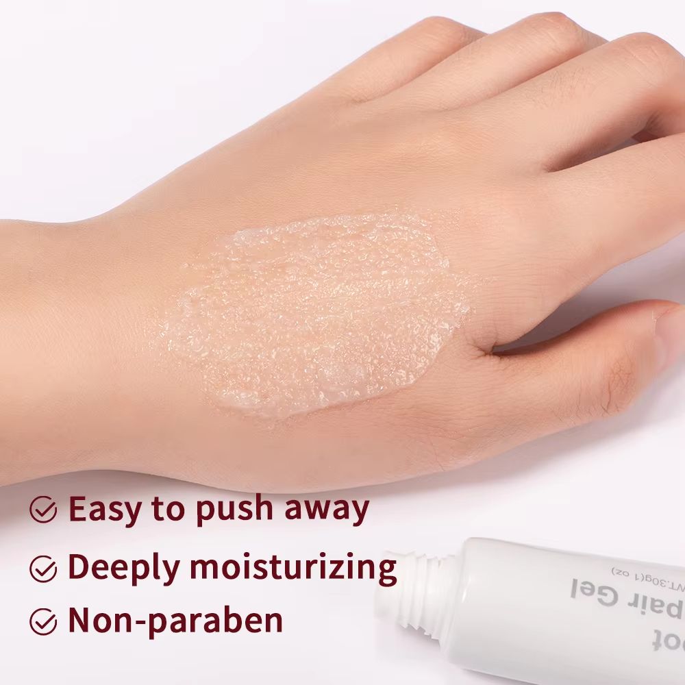 Intensive Foot Repair Gel Mask Cracked Heel Exfoliating Foot Cream For Hands Feet 30g 4