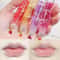 6 Color Roll On Lip Oil Fruit Essence Hydrating Lip Balm Gloss With Mirror 3