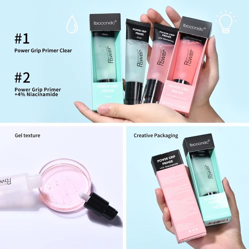 Power Grip Hydrating Face Primer Gel Based Makeup Gripping Primer For Smooth Skin 081 Fl Oz 3