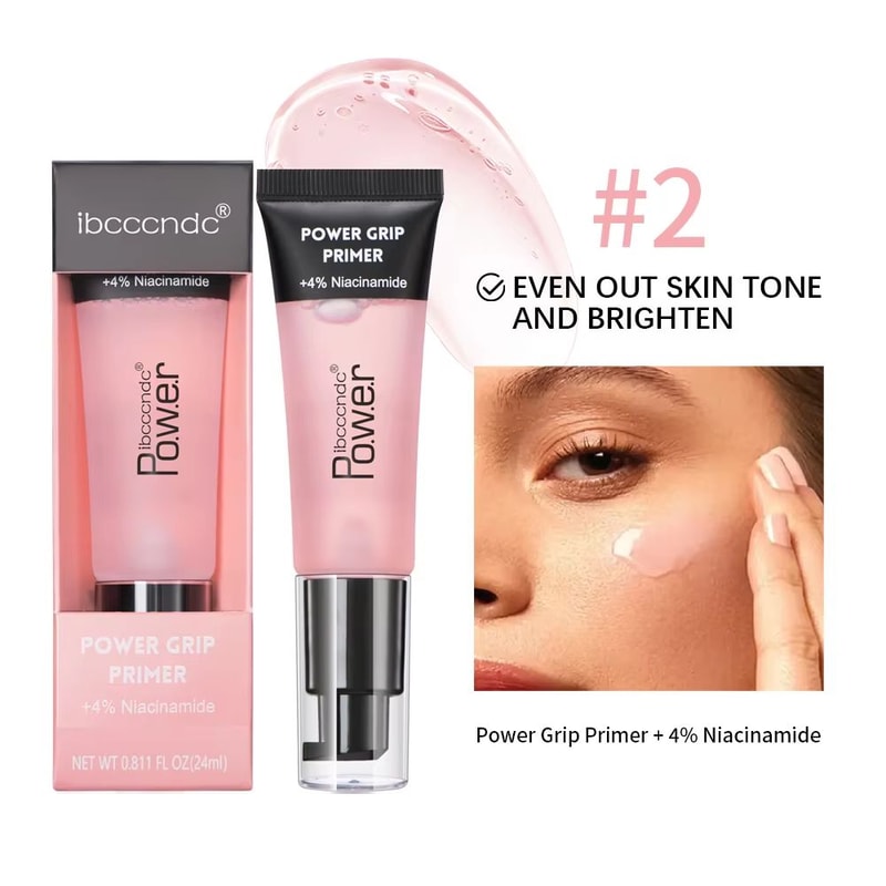 Power Grip Hydrating Face Primer Gel Based Makeup Gripping Primer For Smooth Skin 081 Fl Oz 7