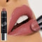Waterproof Matte Lipstick Pencil Long Lasting Nude Lip Stain Tint Pen 0