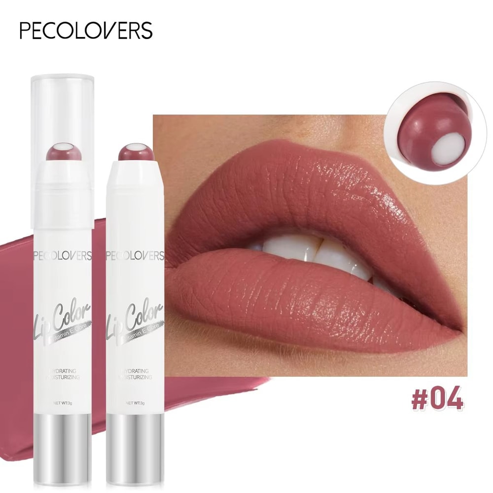 Moisturizing Rotating Lip Gloss Pen Long Lasting Waterproof Gloss Lipstick 5