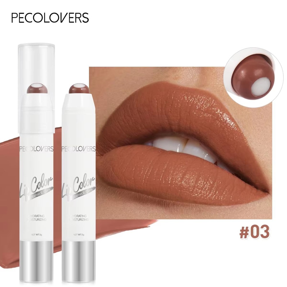 Moisturizing Rotating Lip Gloss Pen Long Lasting Waterproof Gloss Lipstick 8