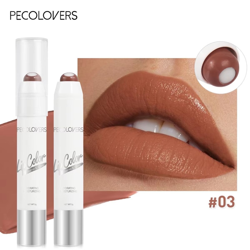 Moisturizing Rotating Lip Gloss Pen Long Lasting Waterproof Gloss Lipstick 8