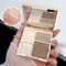 Matte Face Contour And Bronzer Palette Long Lasting Shading Highlight Powder 6