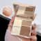 Matte Face Contour And Bronzer Palette Long Lasting Shading Highlight Powder 7