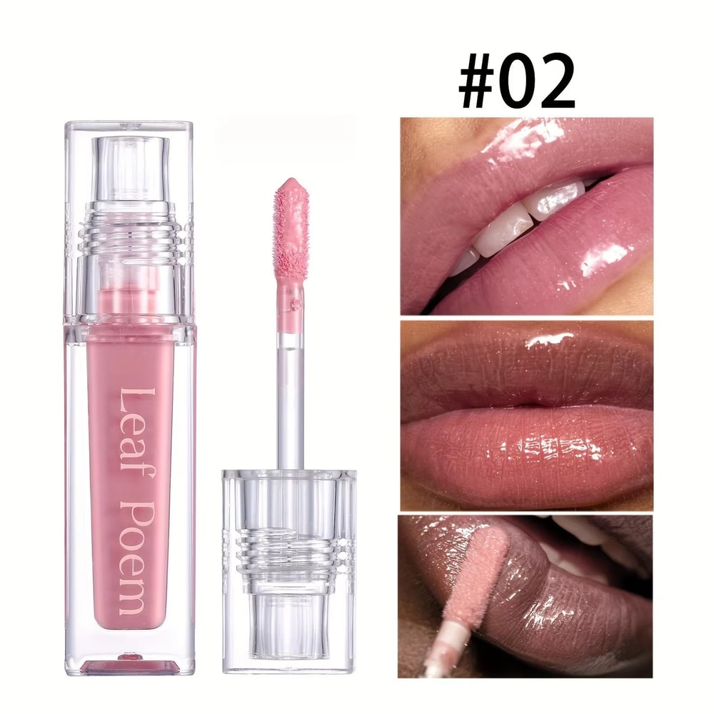 Hydrating Crystal Lip Oil Plumping Tinted Gloss For Soft Shiny Lips 6