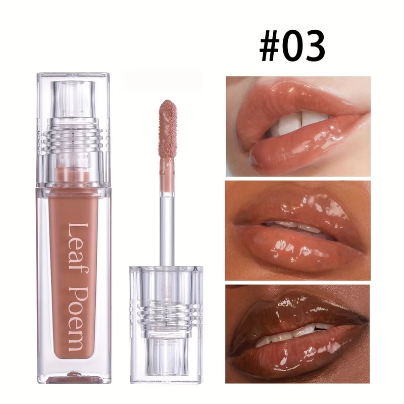 Hydrating Crystal Lip Oil Plumping Tinted Gloss For Soft Shiny Lips 8