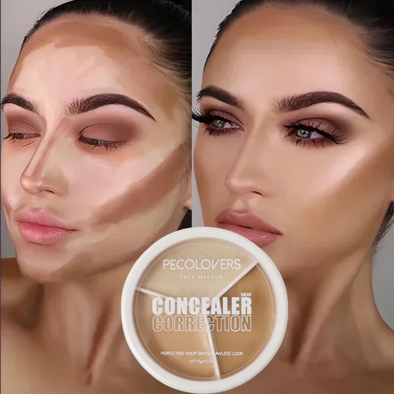 Waterproof Cream Concealer Palette Full Coverage Spot Dark Circle Corrector 0