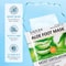 SADOER Aloe Vera Foot Mask Exfoliating Foot Peeling Mask And Hydrating Hand Mask For Smooth Soft Sk 2