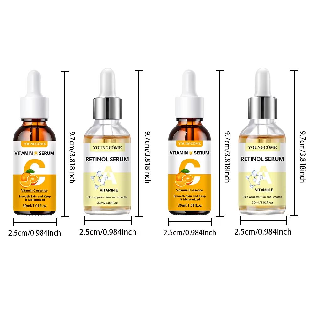 SADOER Vitamin C Retinol Serum Set Hydrating Anti Aging Face Serum For Fine Lines And Smooth Radian 9