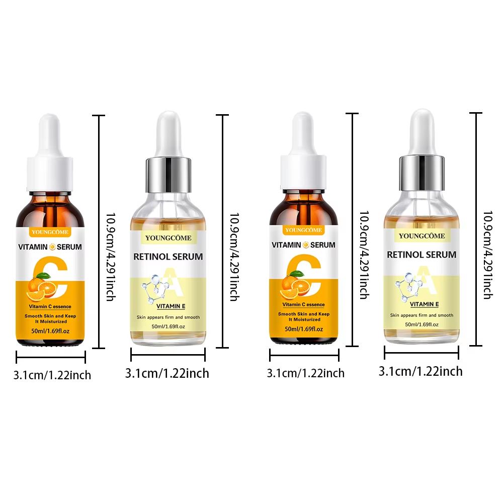 SADOER Vitamin C Retinol Serum Set Hydrating Anti Aging Face Serum For Fine Lines And Smooth Radian 7