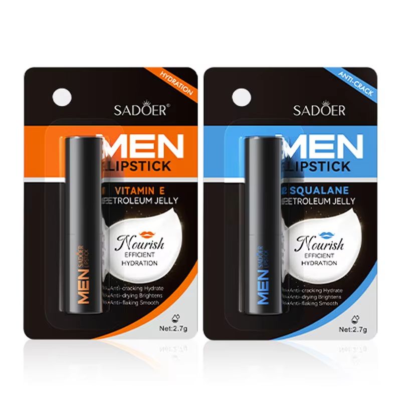 SADOER Mens Lip Balm Hydrating Anti Cracking Lip Balm For Repairing And Nourishing Dry Lips 0