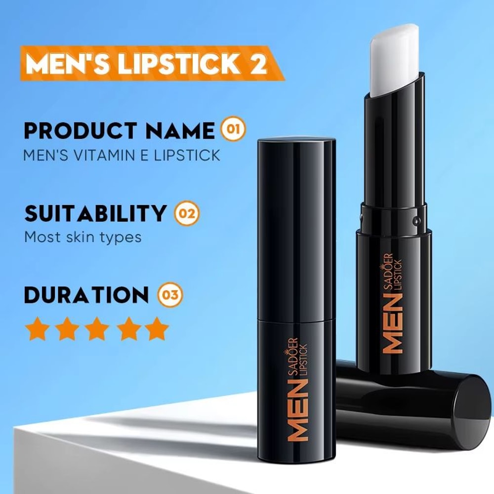 SADOER Mens Lip Balm Hydrating Anti Cracking Lip Balm For Repairing And Nourishing Dry Lips 5
