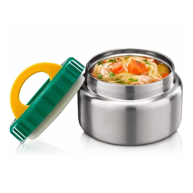 8oz Vacuum Insulated Food Jar Wide Mouth Stainless Steel Soup Thermos For Hot And Cold Meals 6