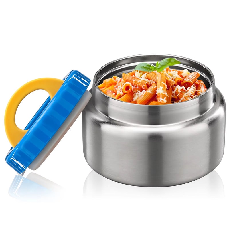 8oz Vacuum Insulated Food Jar Wide Mouth Stainless Steel Soup Thermos For Hot And Cold Meals 7