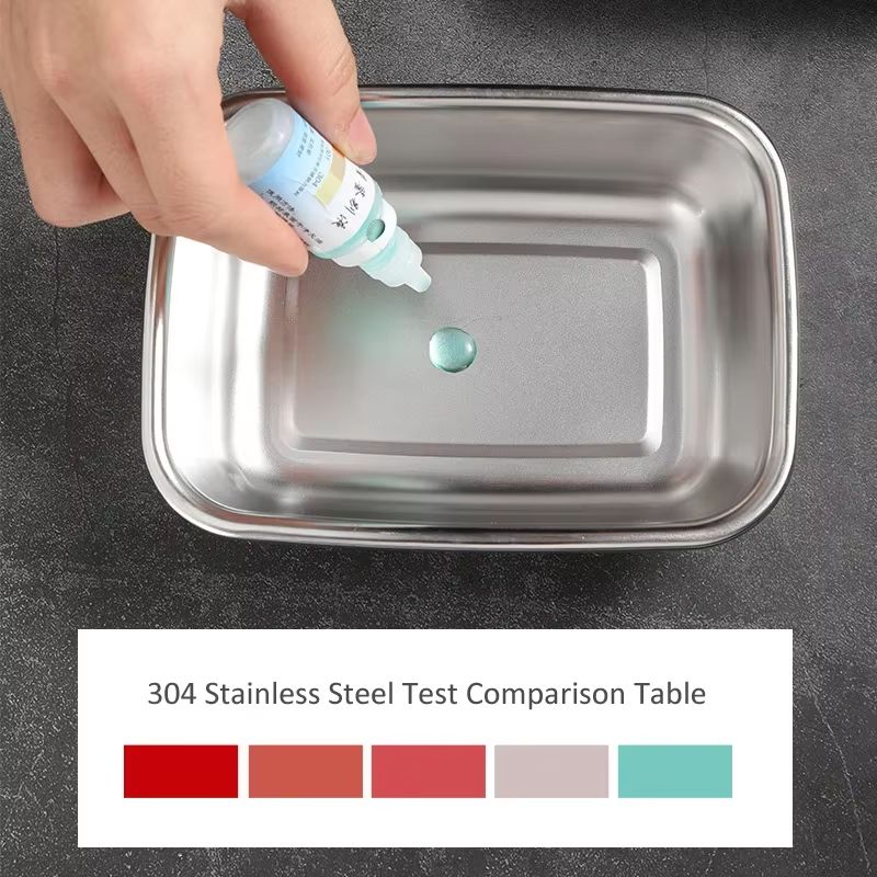 304 Stainless Steel Leakproof Bento Lunch Box Portable Food Container 3